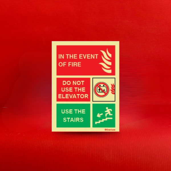 Evacuation sign
