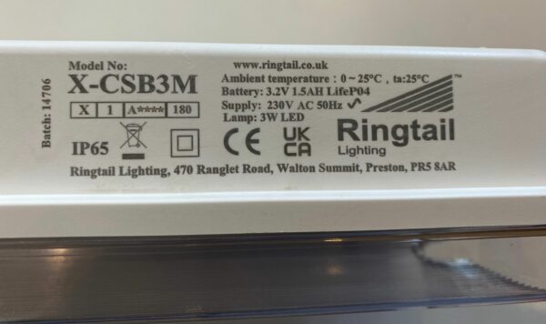 Emergency Light - IP64 Compact LED Bulkhead - Image 4